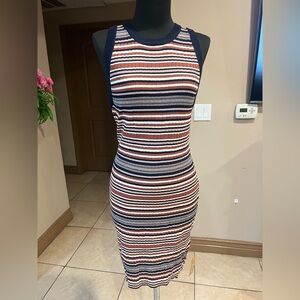 Lush Multicolor Striped Midi Dress